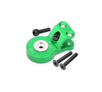 Aluminium 7075 Servo Saver Steering 25T with Built-in Spring for Arrma 1/10 Gorgon 4X2 Mega 550 Brushed Monster Truck-ARA3230 Upgrades - Green