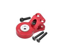 Aluminium 7075 Servo Saver Steering 25T with Built-in Spring for Arrma 1/10 Gorgon 4X2 Mega 550 Brushed Monster Truck-ARA3230 Upgrades - Red