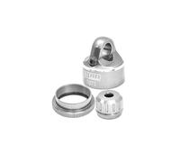 Aluminium 7075-T6 Shock Cap Set for LOSI 1:4 Promoto-MX Motorcycle Dirt Bike RTR LOS06000 LOS06002 Upgrades - Silver