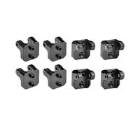 Aluminium 7075-T6 Support de choc avant et arrière en alliage d'aluminium pour LOSI 1/8 LMT 2.0 Grave Digger 4X4 Solid Axle Brushless Monster Truck-LOS04028 - Noir