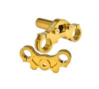 Aluminium 7075 Triple Clamp Set for LOSI 1:4 Promoto-MX Motorcycle Dirt Bike RTR LOS06000 LOS06002 Upgrades - Gold