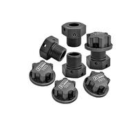 Aluminium 7075 Wheel Hex and Wheel Lock for Arrma 1:8 KRATON/Notorious/Outcast/KRATON EXB/Typhon/KRATON V5 / Notorious / 1:7 Infraction/FIRETEAM/Limitless V2 / Felony/Mojave - Black