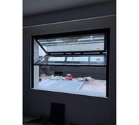 Aluminium À Suspension Supérieure Fenêtre Pliante, Restaurants Concession Fenêtres De Service Pour Camions-restaurants, Facile À Lever Et À Abaisser, Personnalisable(100x80 cm)