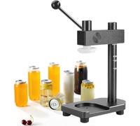 [Aluminium aéronautique de sixième génération] Machine à sceller les bouteilles en PET manuelle - Convient pour 250-700 ml, antidérapant et anti-basculement, joint en 1 seconde, pour brassage maison