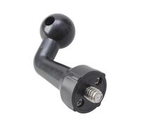 Aluminium Alliage 1/4 Adaptateur Tête Balle Mâle À 17 Mm pour Les Téléphones Tripodes Caméra Tablette en Direct