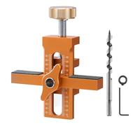 Aluminium Alloy Cabinet Hardware Pank Tool - Réglable Cramping 7-40 Mm pour les Portes de L'armoire, Fonctionne avec des Armoires sans Cadre et à Cadre pour le Visage (cuisine /