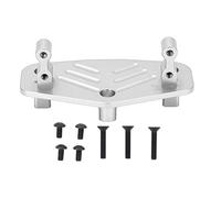 Aluminium Alloy Direering Servo Mount Base Base Lightweight Durable pour Losi LMT Truck Modification Pièces (Argent)