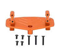 Aluminium Alloy Direering Servo Mount Base Base Lightweight Durable pour Losi LMT Truck Modification Pièces (Orange)