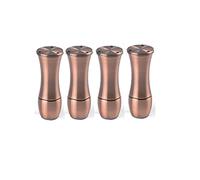 Aluminium Alloy Furniture Mots 4 Pack Pack Adjustable Armoret Jonets with Metal Bed Support and Table Jams Hauteur réglable 0 8 mm pour la table basse Banc de lit de lit 120 mm / 4,7 pouces Cuivre