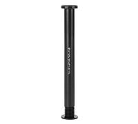 Aluminium Alloy Hollow Mound Mountain Bike Hubs Arbre à vélo de bicyclette d'essieu de la fourche des accessoires pour les cyclistes (Ø12 * 120L * M12 (P1.5) * 11L avec chapeau)