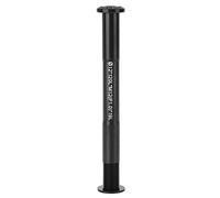 Aluminium Alloy Hollow Mound Mountain Bike Hubs Arbre à vélo de bicyclette d'essieu de la fourche des accessoires pour les cyclistes (Ø12 * 120L * M12 (P1.0) * 19L avec chapeau)