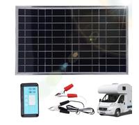 Aluminium Alloy IP67 Solar Panel Kit de démarrage - Panneau solaire portable 100W | Chargeur à cadre des panneaux SOLARS 13,58 pouces avec contrôleur, ports USB et | Solaires imperméables pour bate