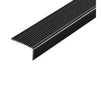 Aluminium Alloy L-Shaped Stair Nosing Edge Trim Strip, Non-Slip Edge Protector for Stairs Steps and Swimming Pool Edge, Can be Cut(E,1.5m(59inch))