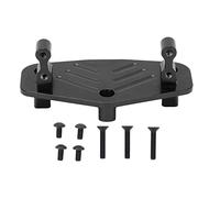 Aluminium Alloy Metal Direering Servo Mount Base pour LOSI LMT 1/8 Pièces de modification de camion (Noir)