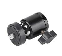 Aluminium Alloy Mini Ball Head pour Trépied | Métal de haute qualité, Surface lisse, Conception légère, Compatible avec les trépieds, Excellente durabilité