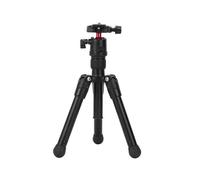 Aluminium Alloy Mini Camera Desktop Folding Stretchable Adjustable Tripod with Panoramic Ball Head