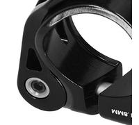 Aluminium Alloy Quick Release Seatpost Clamp 31.8 mm for Mountain Bikes, Lightweight Bike Seatpost Clamp with Rust Resistance for 27.2 mm and 28.6 mm Posts (Noire)