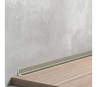 Aluminium Alloy Wall End Strip, For Inside & Outside Corners 90cm * 3 Pieces Decorative Edging Strip For Neat, Seamless Finishes In Any Room - Easy To Apply(Matte champagne,12x12mm)