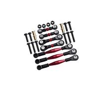 Aluminium Anti-Thread Tie Rods Turnbuckles for Tamiya RC GF01 / TL01 Upgrades - Red