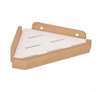 Aluminium antirouille mat 31 x 22 cm | Installation sans perçage, silicone, protège le carrelage, s'adapte aux lignes de joint, maintien sûr