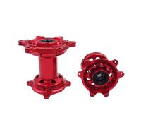 Aluminium Avant arrière Roue complète Roue Compatible avec CR125 CR250 CRF250R CRF450R CRF450X MOTOLES 2002-2017 Années de modèle(Red-New)