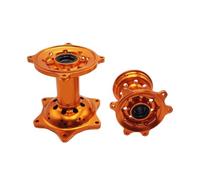 Aluminium Avant arrière Roue complète Roue Compatible avec CR125 CR250 CRF250R CRF450R CRF450X MOTOLES 2002-2017 Années de modèle(Orange-Old)