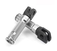 Aluminium Avant Cale Pied Moto pour KAWASAKI Z 125 PRO/250/300/400/650/750/900/1000 ER4N/6N/6F Moto Accessoires(Silver)