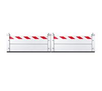 Aluminium Barrière Anti-inondation H 40 60 80cm Batardeau Anti Inondation | BarrièRe Mobile de Protection Contre Les Inondations, de garages et de passages souterrains, Facile à Utiliser(250*40 cm)
