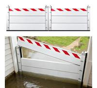 Aluminium Barrière Anti-Inondation, Porte De Barrière De Protection Contre Les Inondations, Joint De Barriere Porte Anti Inondation Mur Anti-inondation(110x60cm)