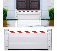 Aluminium Barrière Anti-inondation, Réutilisable Batardeau Anti Inondation, Barrières de Protection Contre Les Inondations pour Garage, Système Batardeau Anti-inondation,(295cm/116.1in)