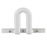 Aluminium Box Crochet Metal Pour Attacher Un Cadenas - 5x8x2cm Argent Trixie