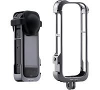 Aluminium Cage Pour Insta360 X4 Boîtier De Protection De Caméra Étui Avec Couvercle En Silicone Pour Objectif Cadre Utilitaire Avec Filetages De 1/4" Accessoire Action Caméra Cold [GOP6252891]