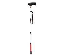 Aluminium Canne Blanche Pliante pour Malvoyant- Canne de Marche - Pliable -se Plie en 4 Parties, 80cm-90cm