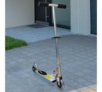 Aluminium City Scooter Argent Enfants Tret Scooter Barre Réglable Frein Arriere