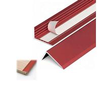 Aluminium Cornière，Profilé D’Angle De Protection Autoadhésif, Nez De Marche Escalier，60 65 70 75 80 85 90 100 115 125 150cm Pour Mur Porte(Rouge,70x2.8x1.2cm)