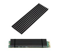 Aluminium Dissipateur-2 Pack Kalolary Radiateur Chipset dissipateur de chaleur de refroidissement Fin avec Pad thermique pour NVMe NGFF M.2 2280 PCIE SSD, mémoire PC DIY Laptop Cooling Fin