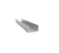 Aluminium En Forme De U Profilé en U aluminium, largeur extérieure 30 mm, longueur 50 cm, bande de bordure recouverte verre et d'alliage d'aluminium(30mm x 10mm x 3mm)