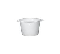 ALUMINIUM ET PLASTIQ Baquet Rond 55 L, Blanc Alimentaire