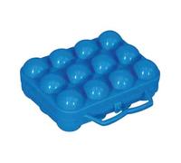 ALUMINIUM ET PLASTIQ Boîte oeufs 12 cases bleu