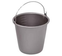 ALUMINIUM ET PLASTIQ Seau de ménage 8 L - Gris Silver