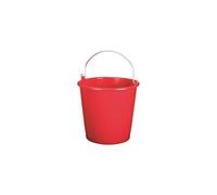 ALUMINIUM ET PLASTIQ Seau ménage 10 L, gradué Rouge