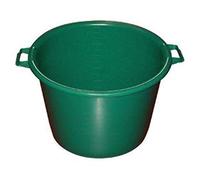 ALUMINIUM ET PLASTIQ Seau Rond 75L Ø62cm H 39cm Vert