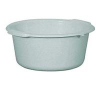 Aluminium et plastique bassine 11l 38x16 rond*gris mouchete*riv Gris G
