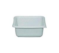Aluminium et plastique cuvette 20 carre 1l5*gris mouchete*riv.