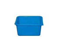 Aluminium et plastique cuvette 29 carre 5l5*bleu *rivaton