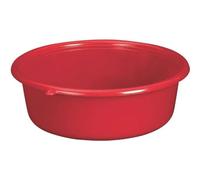 ALUMINIUM ET PLASTIQUE - Cuvette ronde Ø21x6cm 1.5l Rouge