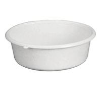 ALUMINIUM ET PLASTIQUE - Cuvette ronde Ø25x8cm 2.5l Gris moucheté