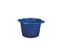Aluminium et Plastique RIVBQRD30 Baquet Rond Plastique Bleu 30 L