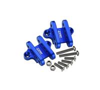 Aluminium Front Or Rear Lower Shock Mount for Losi 1:8 LMT 4WD Solid Axle Monster Truck LOS04022 / Mega Truck Brushless LOS04024 / LMT Grave Digger/Son-uva Digger LOS04021 Upgrades - 10Pc Set Blue