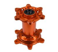 aluminium Front Wheel Hub compatible avec les motos et les jantes s'adapte SXF XCF excf xcw xcfw fe tc david mc ec ex 2023 modèles 36 taille(Orange Rear)